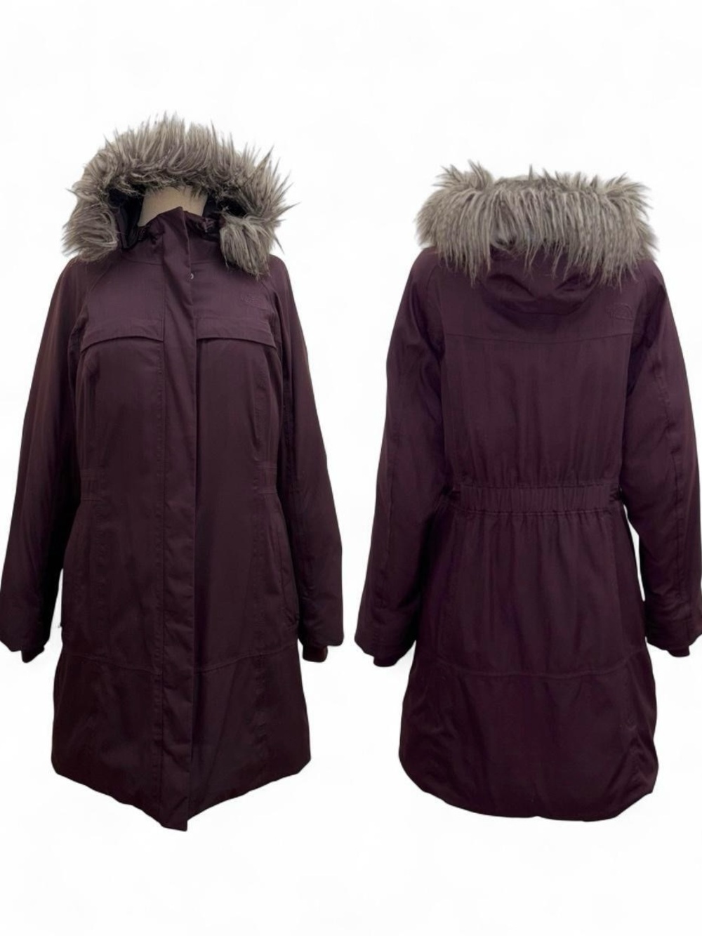 The North Face Purple 550 HyVent Down Arctic Parka Size Large Ski Winter Outdoor